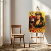 From Gas to Glamour - Texaco Pinup art by Chris Tutty